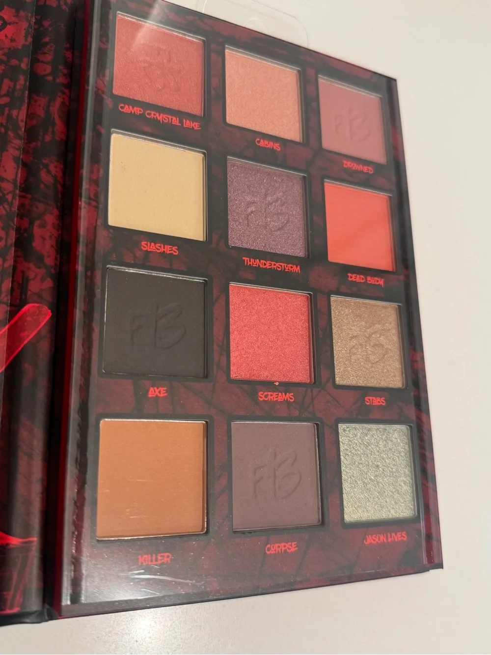 Friday the 13the makeup eyeshadow palette